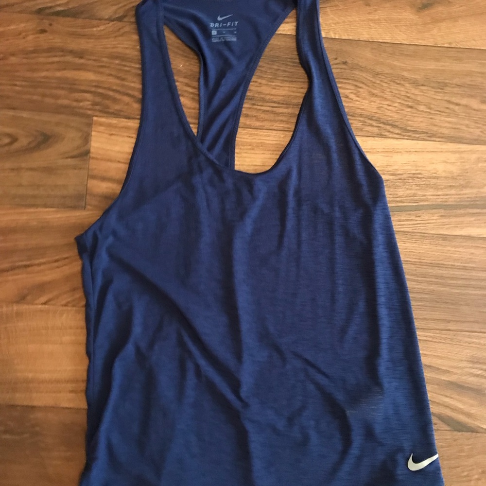 Navy Blue Nike Workout Tank